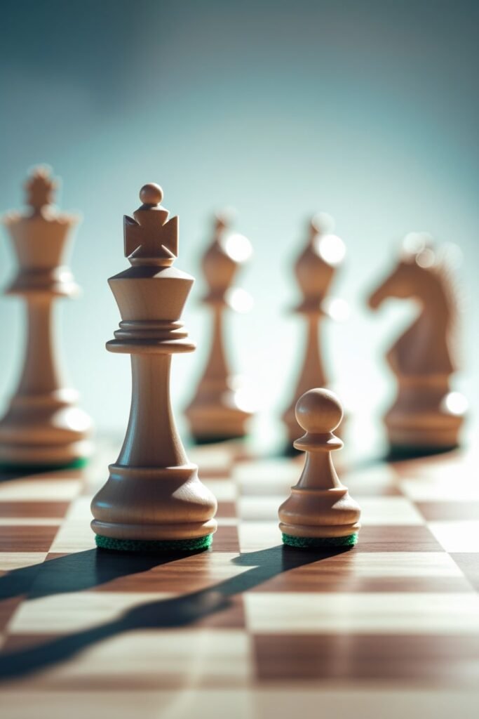Chess pawn macro shot symbolizing knowing your place in life quotes