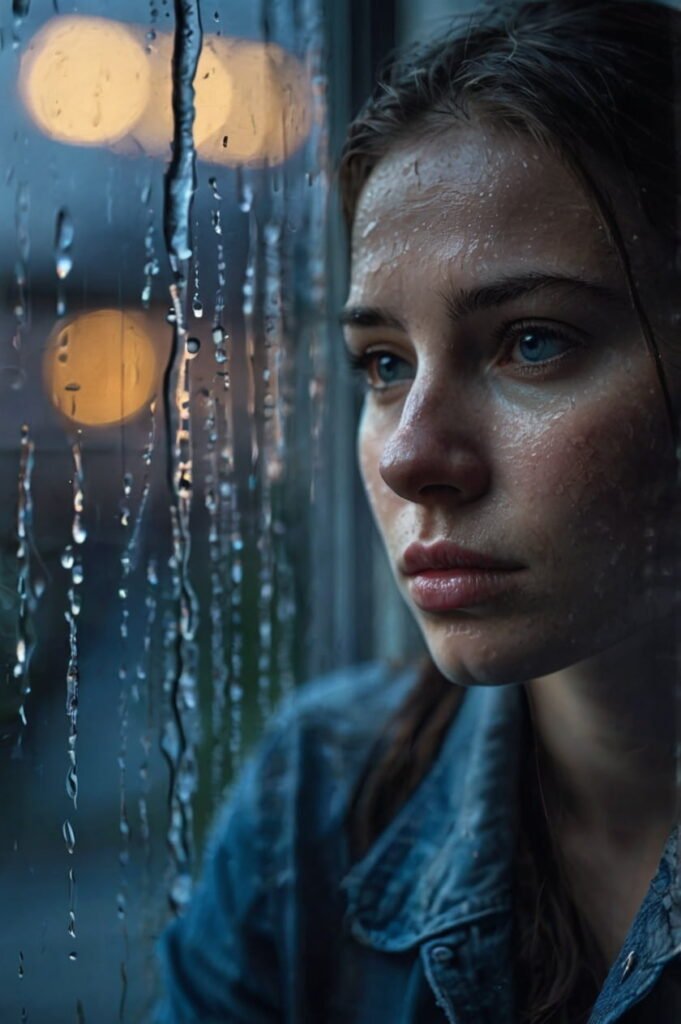 Moody portrait for lies and lies quotes, showing trust broken and reflection