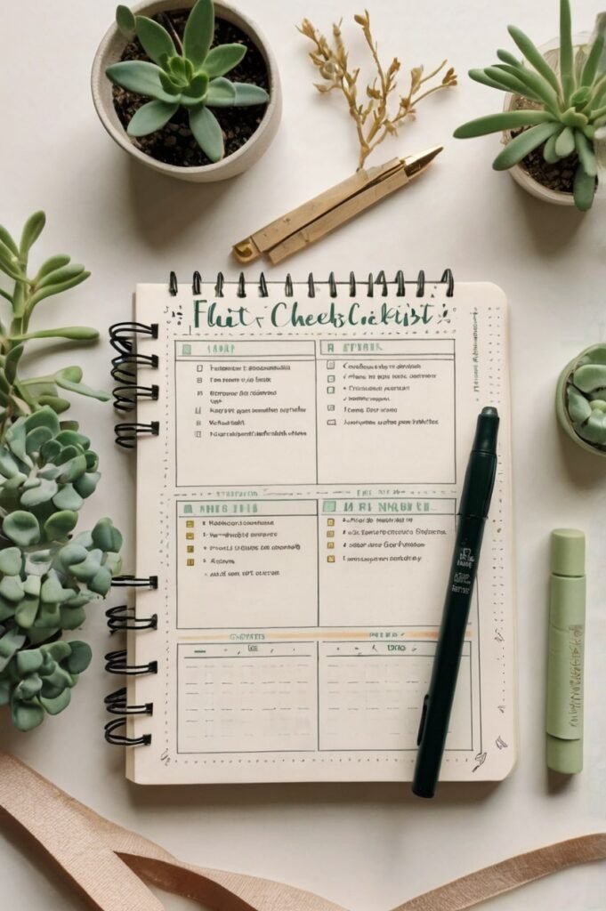 Organized bullet journal supports applying quotes about mistakes