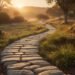 Sunrise path symbolizing growth in inspiring quotes about mistakes