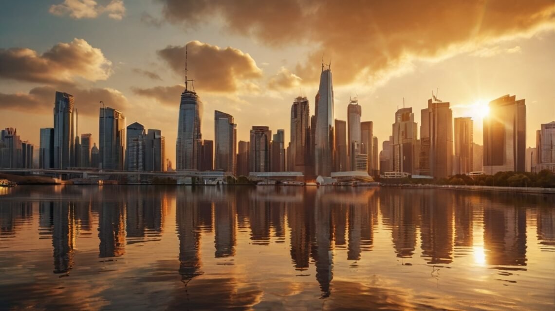 City sunrise for Thursday inspirational quotes and midweek determination